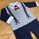 Macacão - Suspensório - Profundo.  Steal e Red